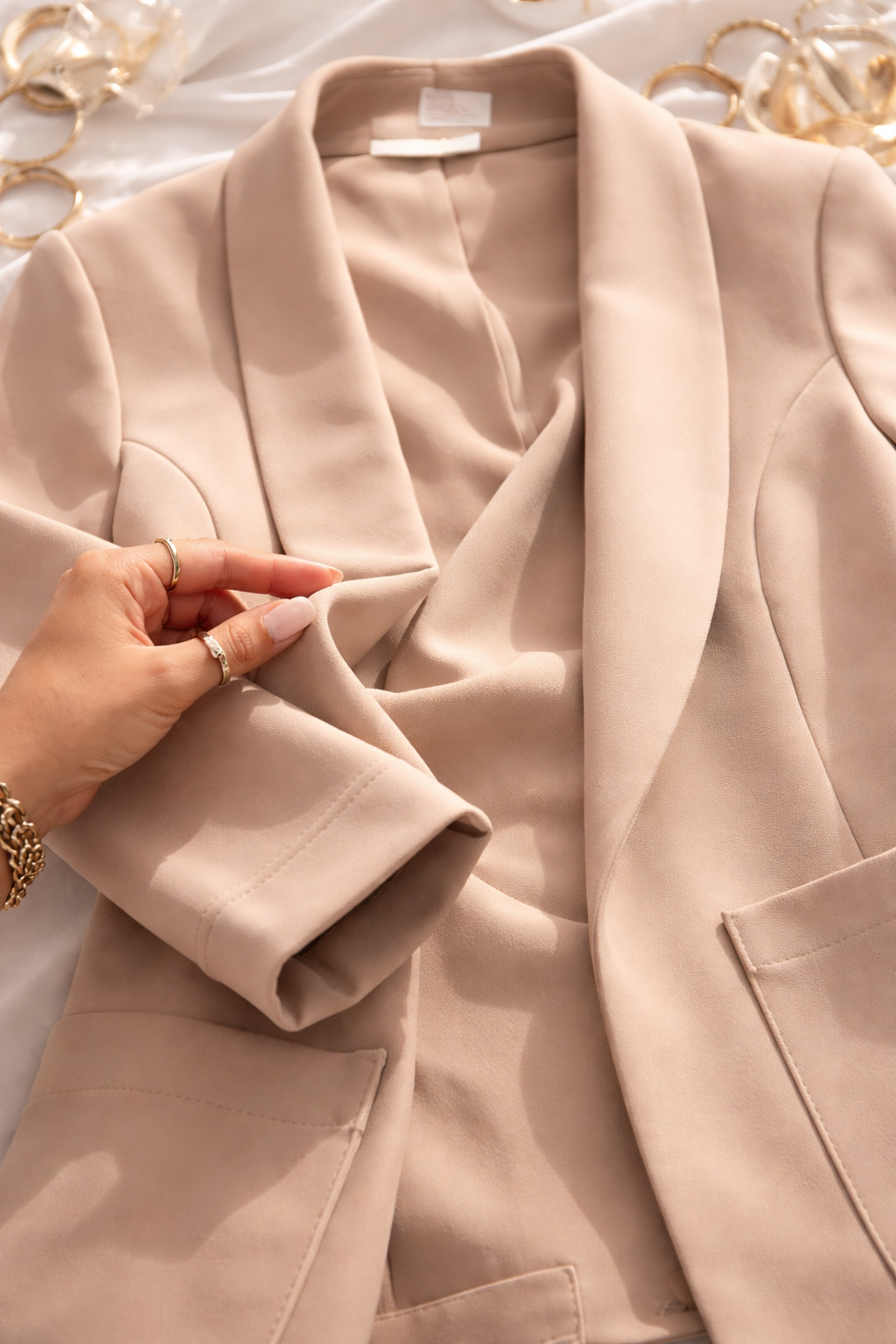 Blazer Sastrero de Crep Vittoria - look frontal